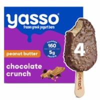 Yasso Peanut Butter Chocolate Crunch Frozen Greek Yogurt Bars Perspective: Main