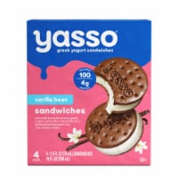 Yasso Frozen Greek Yogurt Vanilla Bean Sandwiches