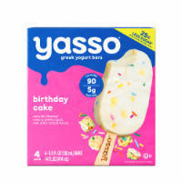 Yasso Frozen Greek Yogurt Birthday Cake Bars Perspective: Main