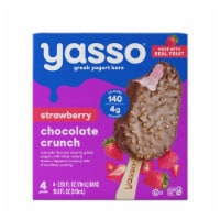 Yasso Frozen Greek Yogurt Strawberry Chocolate Crunch Bars Perspective: Main