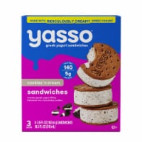 Yasso Greek Yogurt Sandwiches, Cookies n' Cream Perspective: Main
