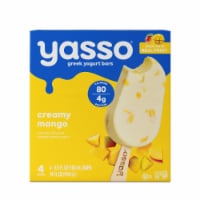 Yasso Creamy Mango Frozen Greek Yogurt Bars Perspective: Main