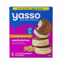 Yasso Greek Yogurt Sandwiches, Chocolate Peanut Butter Perspective: Main