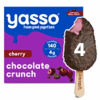 Yasso Cherry Chocolate Crunch Frozen Greek Yogurt Bars Perspective: Main