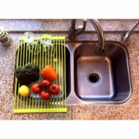 True & Tidy Roll-Up Drying Rack, Lime