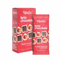 Kiss My Keto Toasted Hazelnuts Dark Chocolate Bar