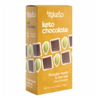 Kiss My Keto Dark Chocolate Pumpkin Seed & Sea Salt Bars