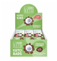 Kiss My Keto Chocolate Coconut Nutrition Bars Perspective: Main