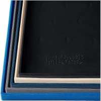 Leashboss Splash Mat Dog Food Silicone Tray with Tall Lip - Black - Xl