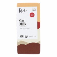 Raaka Chocolate - Bar Oatmlk Dark Chocolate  58% - Case of 12 - 1.8 oz.