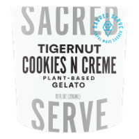 Sacred Serve Tigernut Cookies N Cream Gelato Pint Perspective: Main