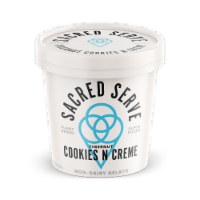 Sacred Serve Tigernut Cookies N' Cream Non-Dairy Gelato Perspective: Main