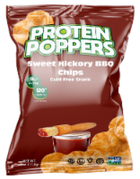 Protein Poppers® Sweet Hickory BBQ Chips Perspective: Main