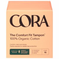 Cora® Organic Cotton Super Plus Tampons