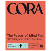 Cora™ Organic Cotton Super Absorbency Ultra Thin Pads