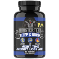 Monster Test Fat Burner PM Sleep Aid Diet Pills Night-Time Formula