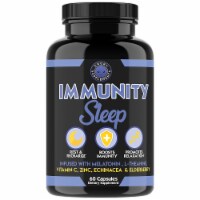 Immunity Sleep Bed-time Immune Support Sleep Aid w. Vitamin C, Zinc, Echinacea & Elderberry