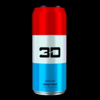3D Liberty Pop Energy Drink