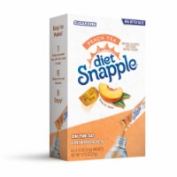 Diet Snapple Peach Powdered Drink Mix Packets