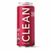 Clean Cause® Raspberry Sparkling Yerba Mate Energy Drink