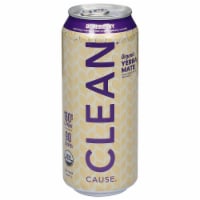 CLEAN® Cause Non-Carbonated Yerba Mate Blueberry Tea Perspective: Main