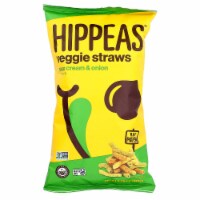 HIPPEAS Veggie Straws, Sour Cream & Onion, 3.75 oz, 12 ct Perspective: Main