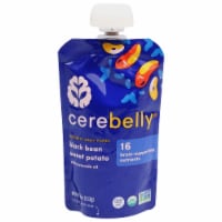 Cerebelly® Black Bean Sweet Potato with Avocado Oil Organic Baby Food Pouch Perspective: Main