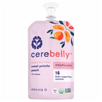 Cerebelly® Stage 3 Organic Sweet Potato Peach Mango Baby Food Smoothie Perspective: Main