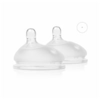 Olababy GentleBottle Silicone Baby Bottle Replacement Nipple 2 Pack (0-3 Months/Preemie Flow)