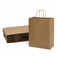 Prime Line Packaging Brown Brown Kraft Paper Shopping Bags with Handles Bulk 25 Pcs – 10x5x13