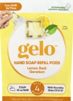 Gelo Lemon Basil Geranium Foaming Hand Soap Refill Pods