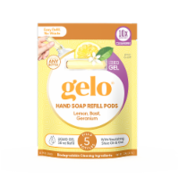 Gelo Cucumber Lemon Basil Geranium Gel Hand Soap Refill Pods