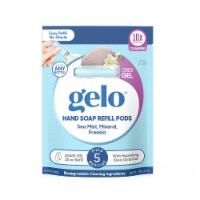 Gelo Sea Mist Mineral Freesia Gel Hand Soap Refill Pods