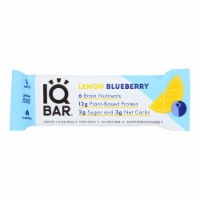 Iq Bar - Bar Lemon Blueberry - Case of 12 - 1.6 oz.