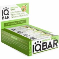 Iq Bar - Bar Matcha Chai - Case of 12 - 1.6 OZ