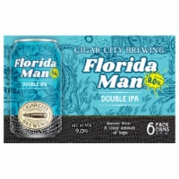 Cigar City Brewing® Florida Man™ Double India Pale Ale Craft Beer Cans Perspective: Main