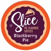 Slice Flavored Coffee Pods, Keurig 2.0 K-cup compatible, Blackberry Pie, 40 Count