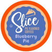 Slice Flavored Coffee Pods for Keurig K Cup Brewers, Blueberry Pie, 40 Count