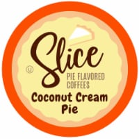 Slice Flavored Coffee Pods for Keurig K Cup Brewers,Coconut Cream Pie, 40 Count