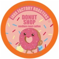 Java Factory Medium Roast Coffee Pods for K-Cup Brewers, Donut Shop Blend, 80 count