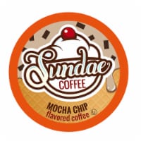 Sundae Ice Cream Flavored Coffee Pods, 2.0 Keurig K-Cup Compatible, Mocha Chip, 48 Count