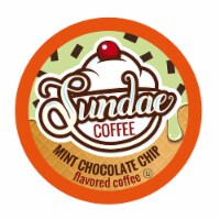 Sundae Ice Cream Flavored Coffee Pods, for 2.0 Keurig, Mint Chocolate Chip, 48 count