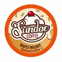 Sundae Ice Cream Flavored Coffee Pods, 2.0 Keurig K-Cup Compatible, Maple Walnut, 48 Count