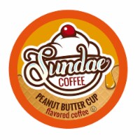 Sundae Ice Cream Flavored Coffee Pods, Keurig compatible,Peanut Butter Cup, 40 Count