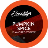 Brooklyn Bean Pumpkin Flavored Coffee Pods, Pumpkin Spice, 40 Count