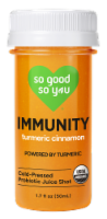 So Good So You® Immunity Turmeric Cinnamon Probiotic Shot Perspective: Main