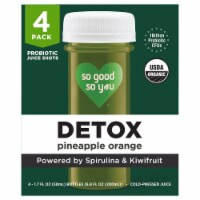 So Good So You® Detox Pineapple Orange Probiotic Shots Perspective: Main