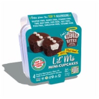 Leah's Better Bites Lil' Mo Chocolate Mini Cupcakes Perspective: Main