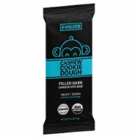 Evolved Vegan Cashew Cookie Dough Filled Dark Chocolate Bar