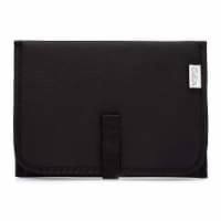 Baby Portable Changing Pad, Diaper Bag, Travel Mat Station, Compact, Solid Black